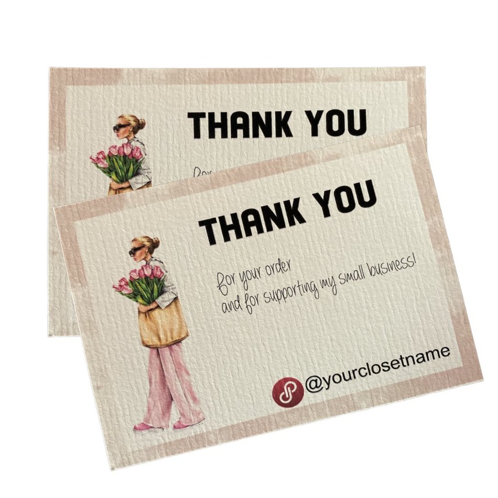 Thank You Business Note  Cards